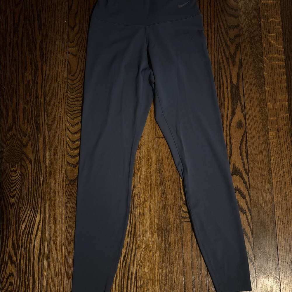 Nike Slate Blue Seamless High-Rise Athletic Leggings